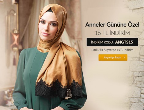 Tesettürisland.com Anneler Günü İndirimi
