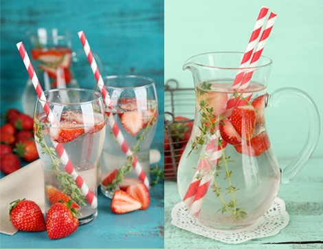 Çilek ve Limon Ferahlığı Bu İçecekte