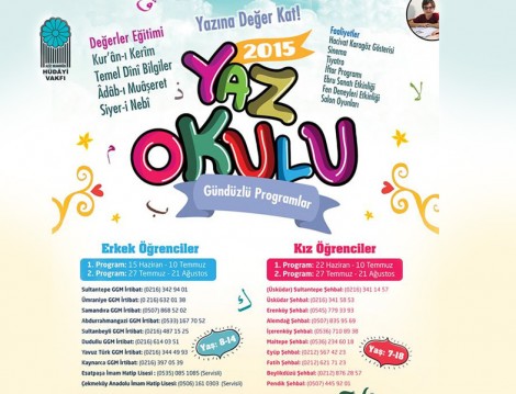 Dini Çocuk Yaz Okulu Programları