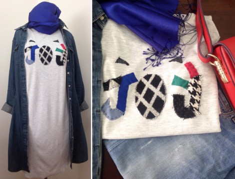Patchwork Yöntemiyle Basic T-shirtü Kendin Yap 