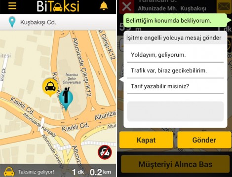 Bitaksi Mobil Uygulamaları