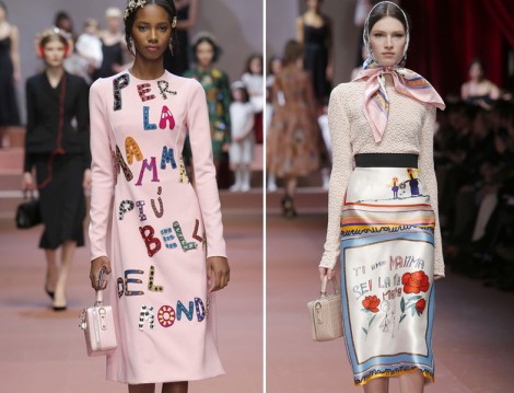 Dolce Gabbana  2015-2016 Sonbahar Kış