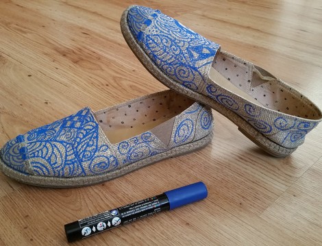 Eski Ayakkabılarınızı Zentangle Modasıyla Yenileyin