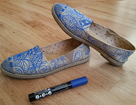 Eski Ayakkabılar Zentangle Modasıyla Yenilensin