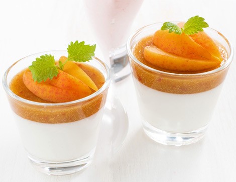 Kayısı Sosuyla Ferahlatıcı Nefis Tatlı