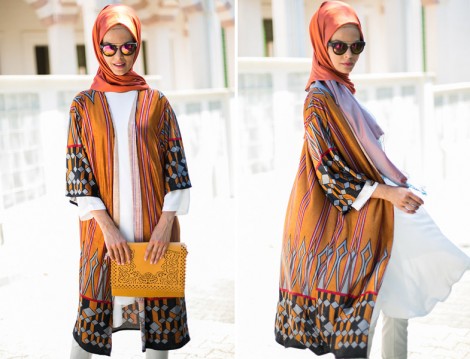 Refka Tesettür Kimono Modeli