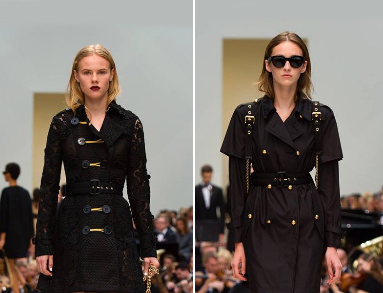 Burberry 2015-16 Sonbahar Kış Treçkot Modelleri