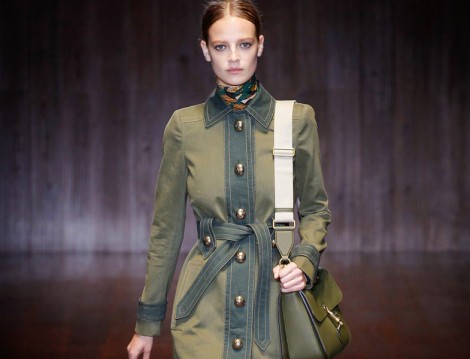 Gucci Militer Yeşili Kap Modeli