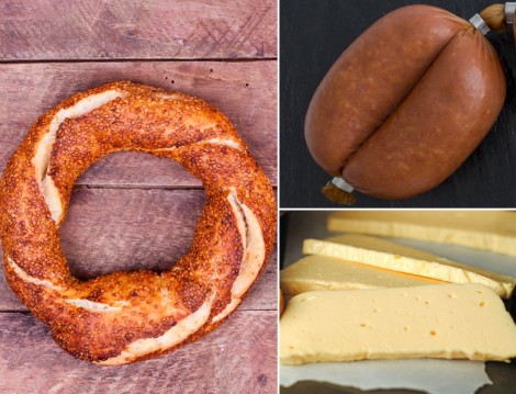 Kaşarlı Sucuklu Simit Tarifi