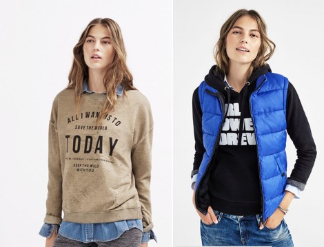 Mavi Sweatshirt Modelleri