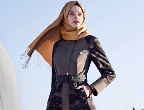 Nihan 2015-16 Sonbahar Kış Trençkot Modeli