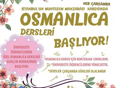 Osmanlıca Kursları Üsküdar Şehbal Kültür Merkezi