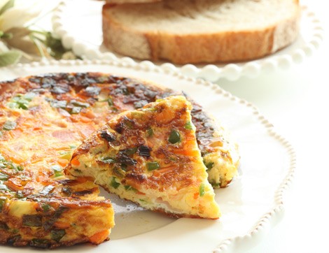 Renkli ve Besleyici Sebzeli Omlet Tarifi