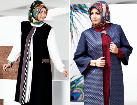 Tekbir Giyim 2015-16 Sonbahar Kış Büyük Beden Giyim Modelleri