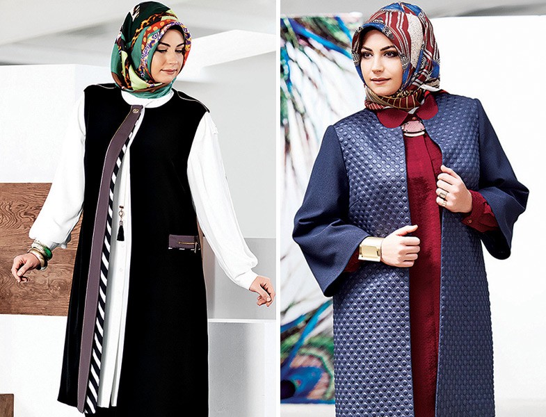 Tekbir Giyim 2015-16 Sonbahar Kış Büyük Beden Giyim Modelleri