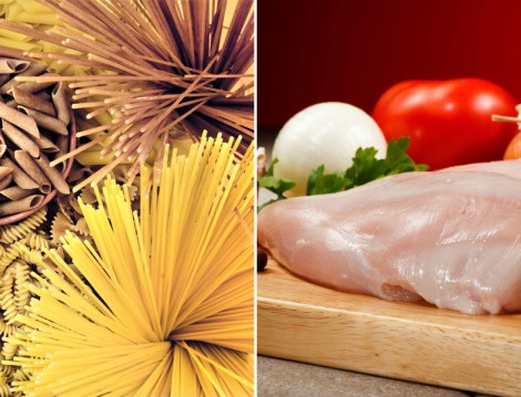 Domates Soslu Spagetti Eşliğinde Viyana Usulü Şnitzel