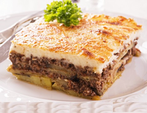 Fırında Beşamel Soslu Kıymalı Patlıcan Tarifi