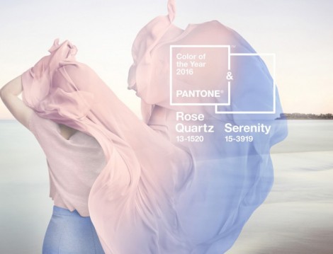 2016 Moda Renkleri Pantone Dingin Mavi ve Kuvars Pembesi