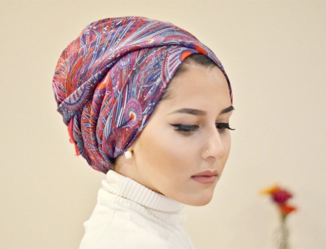 Dino Tokio Şal Bağlama Modelleri