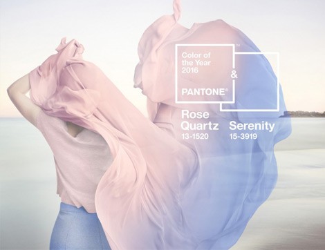 Pantone 2016 Yılının Renklerini Açıkladı; Kuvars Pembesi ve Dingin Mavi