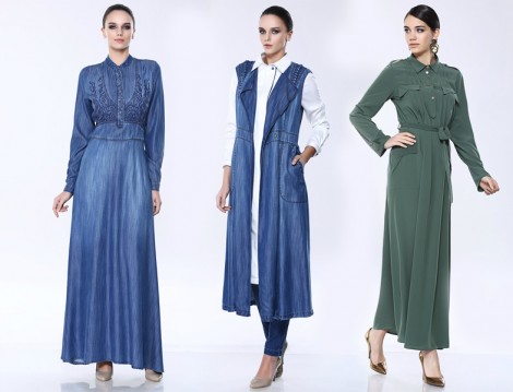 Seçil Store Tesettür Elbise Modelleri 2016