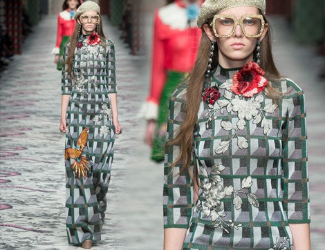 Gucci 2016 İlkbahar/Yaz; 70’lere Yolculuk