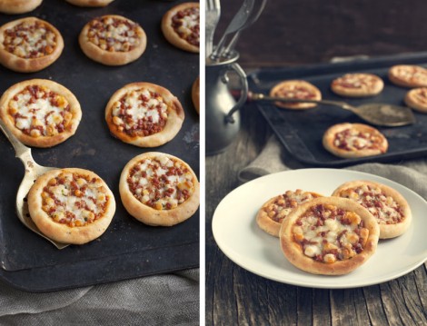 Çocuklar İçin Mini Pizza
