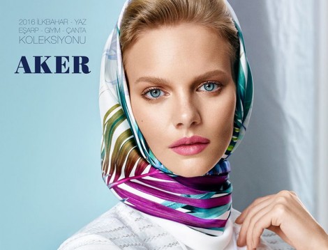 Aker 2016 İlkbahar Yaz Eşarp Modelleri 