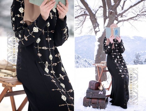 Annah Hariri 2016 Abaya ve Ferace Modelleri