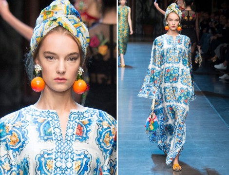 Dolce Gabbana 2016 Yaz Elbise Modelleri