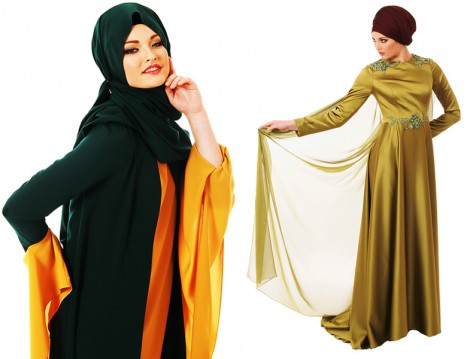 Hayalen Moda Evi Tesettür Abiye Elbise Modelleri 2016