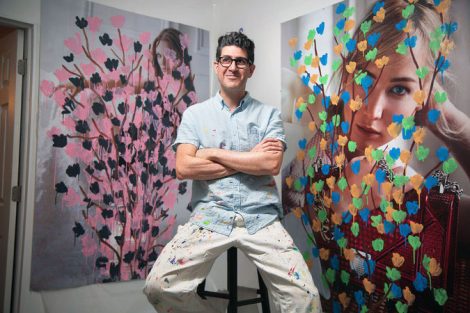 Graffiti Sanatçısı Michael De Feo'nun Çiçek Sanatı