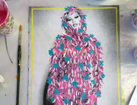 Graffiti Sanatçısı Michael De Feo'nun Çiçek Sanatı