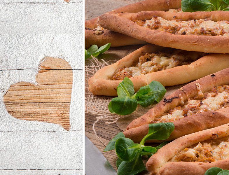 Kaşarlı Kıymalı Pide