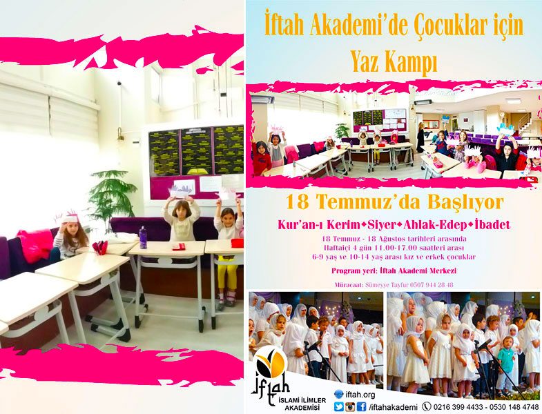 İftah Akademide Yaz Kampı Kayıtları Başladı