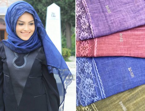 İnvee Dantelli Şal Modelleri 