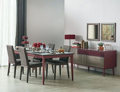 Mobilyalara Marsala Rengi İle Elegan Bir Dokunuş