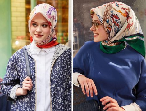 Gençler için Şal ve Eşarp Bağlama Modelleri 2016