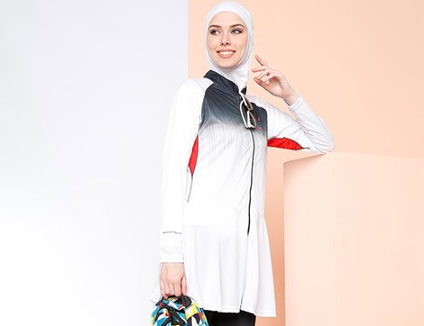 Tatil Hazırlıklarınız İçin 10 Tesettür Mayo Modeli