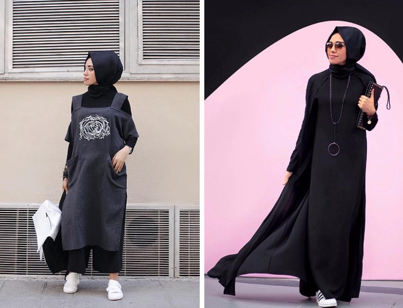 Siyah Şal Modelleri ve Siyah Şal Kombinleri
