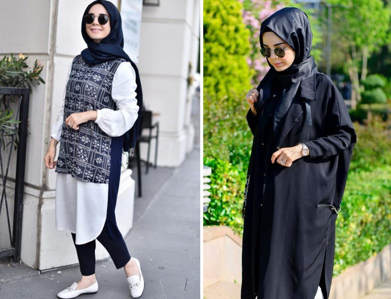 Siyah Şal Modelleri ve Siyah Şal Kombinleri