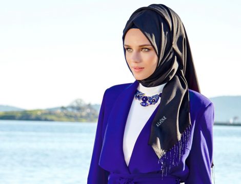 Siyah Şal Modelleri ve Siyah Şal Kombinleri