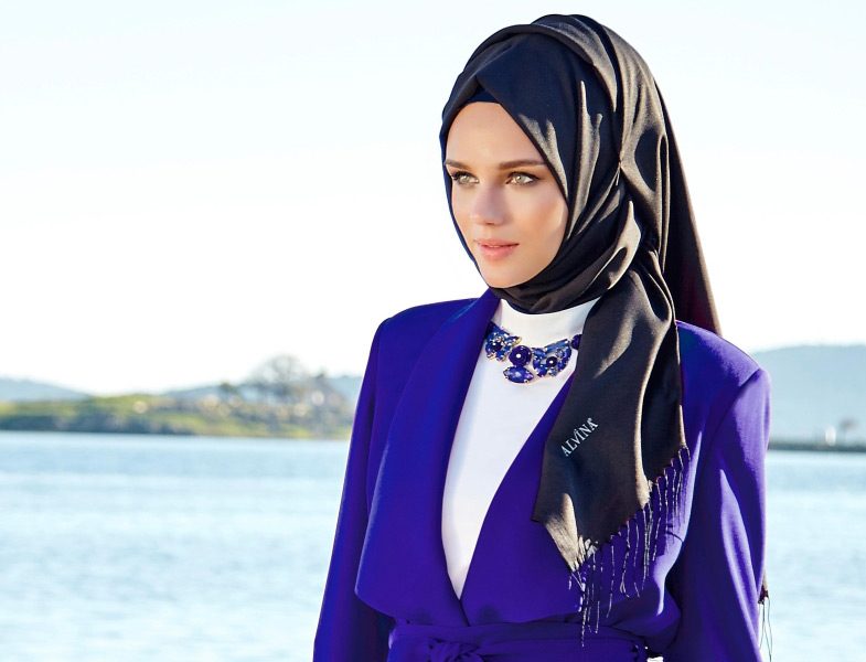 Siyah Şal Modelleri ve Siyah Şal Kombinleri
