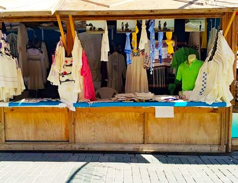 Sultanahmet’te Şile Bezi Rüzgarı Esiyor