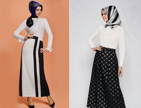 Armine 2016 Yaz Siyah Beyaz Etek Modelleri