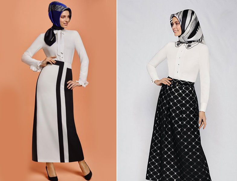 Armine 2016 Yaz Siyah Beyaz Etek Modelleri