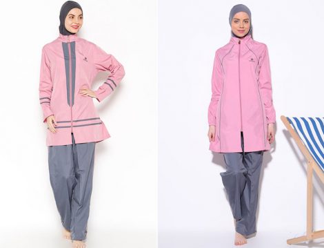 Ranuna Pembe Tam Kapalı Mayo Modelleri