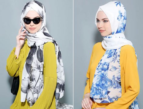 Tuva Şal Karışık Renkli Marbella Şal Modelleri