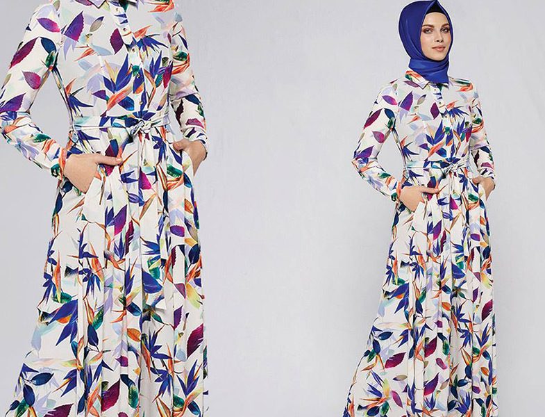 Armine Giyimin İndirimli Yazlık Desenli Elbise Modelleri