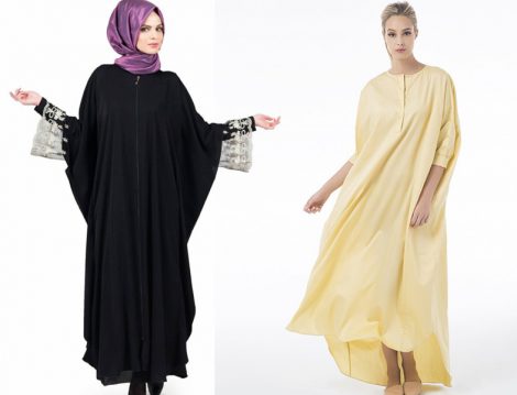 Hamileler İçin Ferace ve Kaftan Modelleri